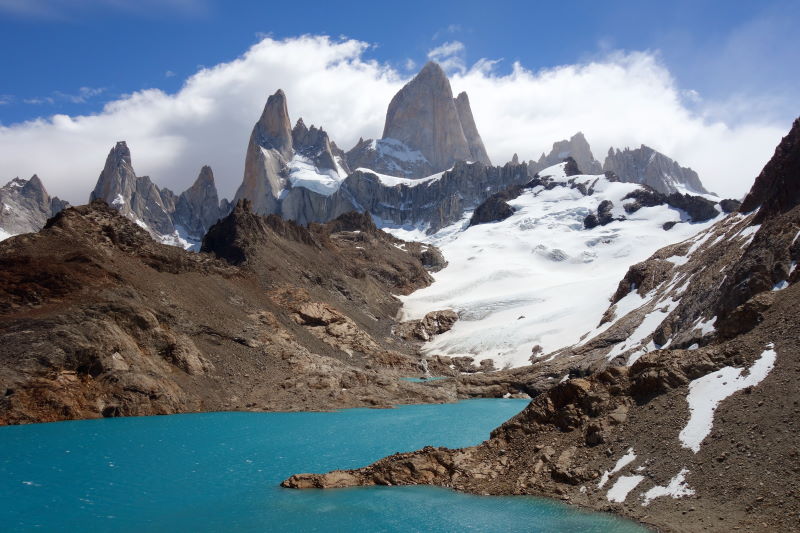 Lo skyline del Fitz Roy, simbolo della Patagonia.