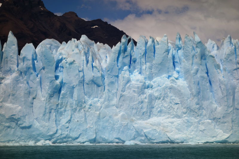 Fronte del Perito Moreno sul lago Argentino.