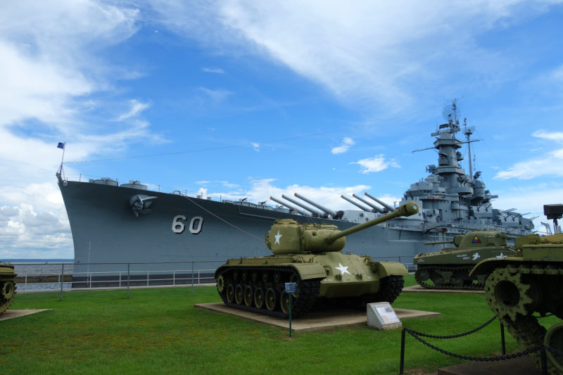 La USS Alabama al Battleship Memorial Park.