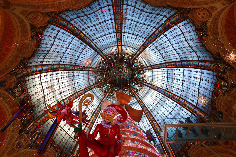 La cupola della Galeries Lafayette Haussmann.