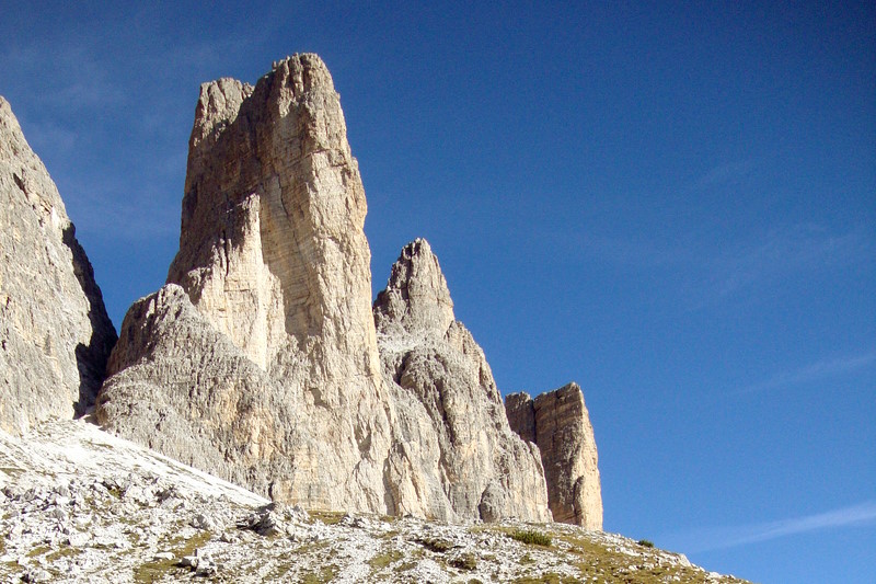 La Cima Piccola di Lavaredo da sud-ovest (21/09/2013).