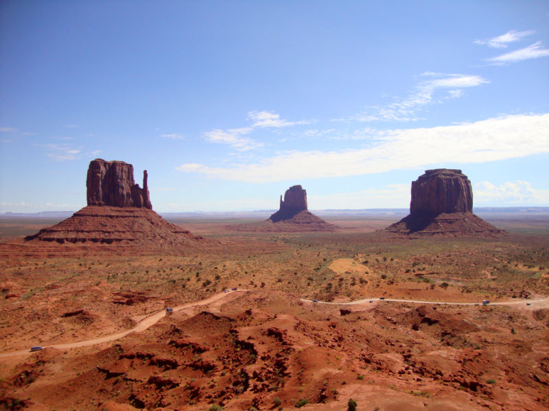 Il classico panorama a cui ci hanno abituato i film western, molti dei quali sono stati girati proprio in questo parco.