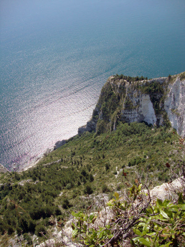 Vista dal belvedere sud del monte Conero.