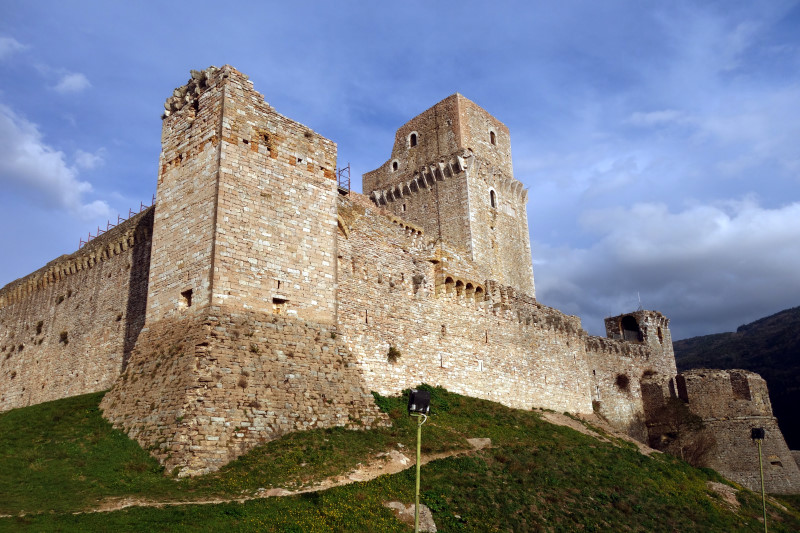 La Rocca Maggiore che domina Assisi.