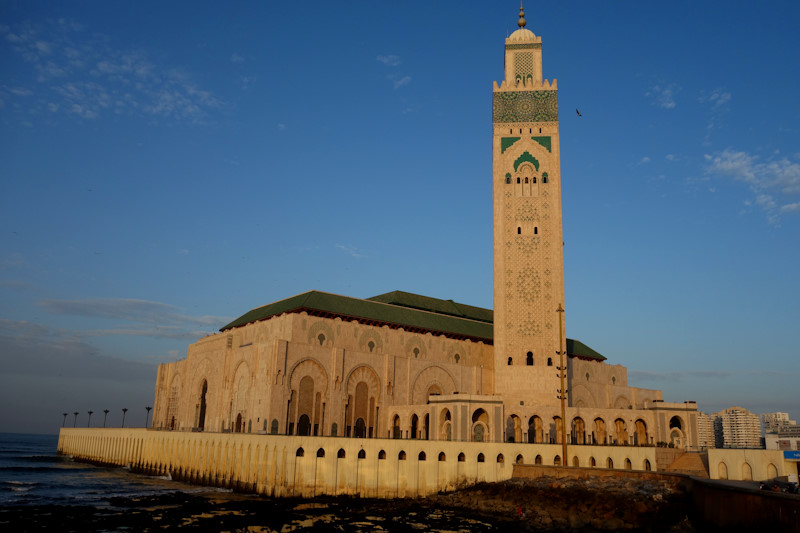 La moschea di Hassan II.