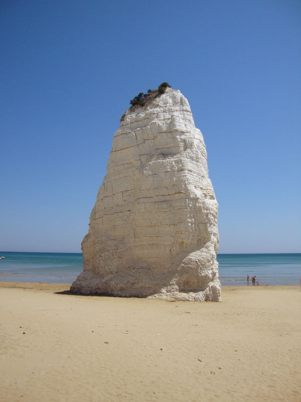 Il Pizzomunno di Vieste.