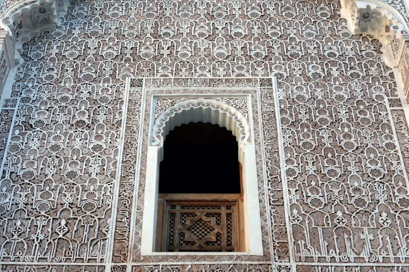 Decorazioni della medersa di Ben Youssef.