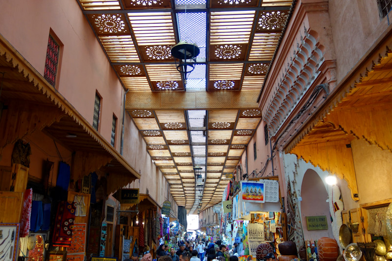 La medina di Marrakech.